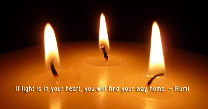 If light is in your heart, you will find your way home
