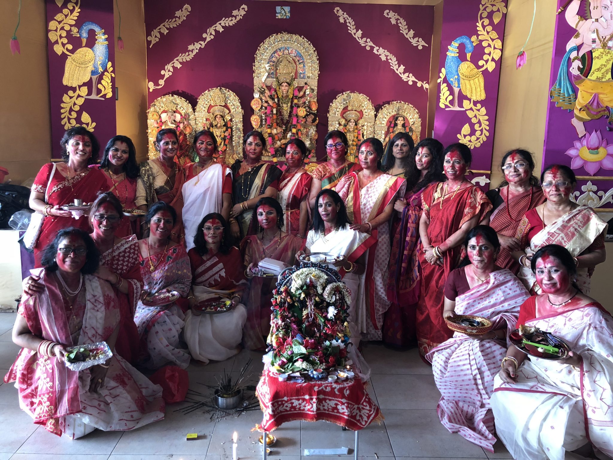 Bijoya Doshomi celebrated by Jakarta Bengali Association at Shiva Temple, Pluit, Jakarta
