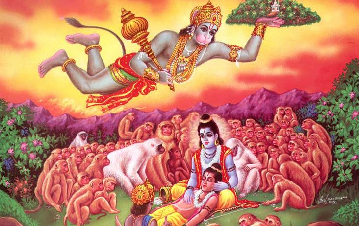 Hanuman the most ancient and most powerful superman!