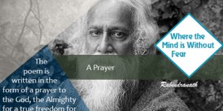 Rabindranath Tagore's Poem 'Prarthana' (Prayer) from the book Naibedya (Offering)