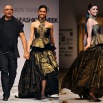 Deepika Padukone for Tarun Tahiliani at Delhi Fashion Week