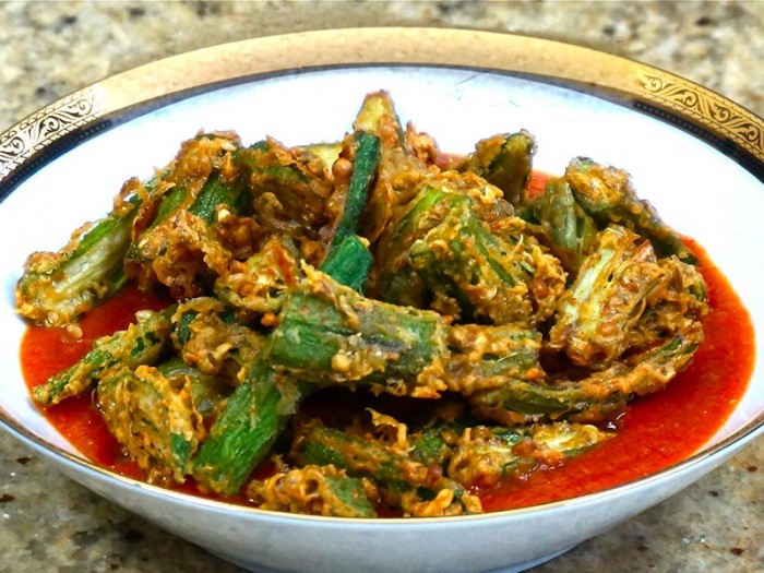 okra bhindi okra bhindi