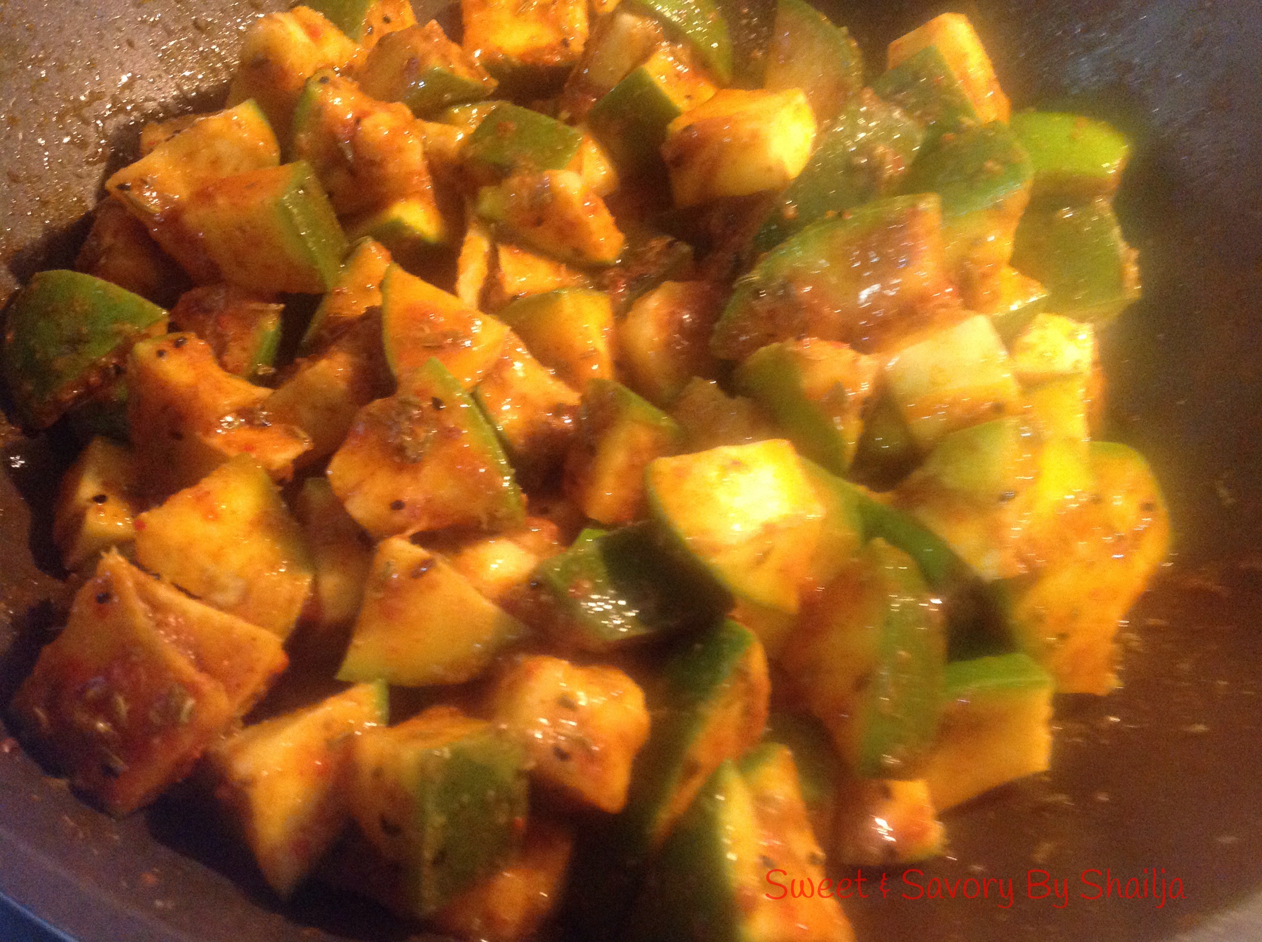 No Oil Mango Pickle achaar