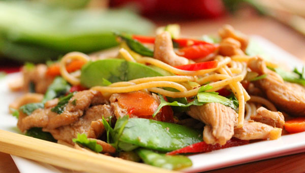 Crunchy Chicken Stir-Fry (Whole Wheat)