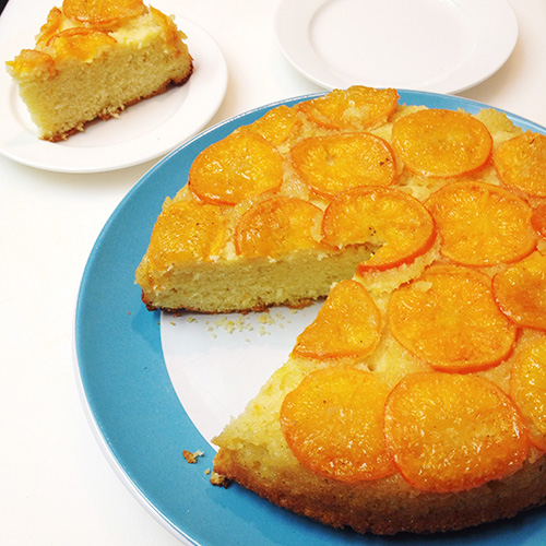 Orange Upside - Down Cheesecake