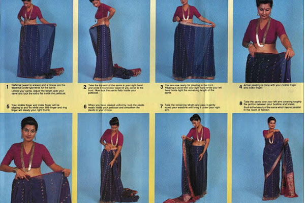How To : Wear A Sari