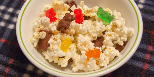 After - School Snacks for Kids: TEDDY BEAR POPCORN