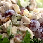 Curried Pasta with Chicken and Grapes Recipe