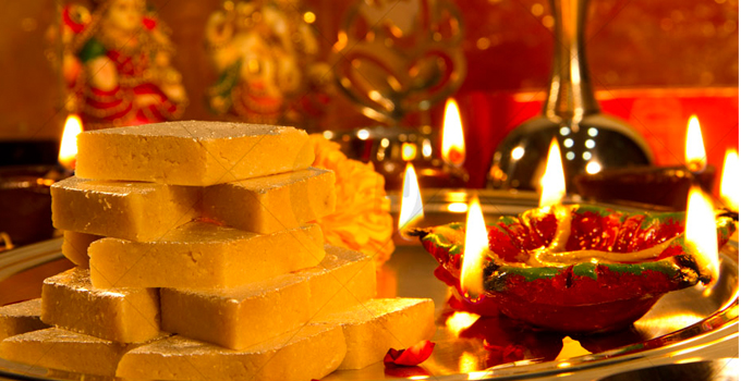 What foods are eaten during Diwali?