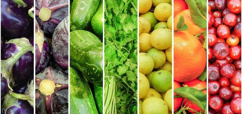 A Rainbow of Healthy Food