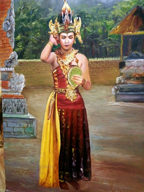 Balinese Dancer - painting by Vijay Laxmi Birla