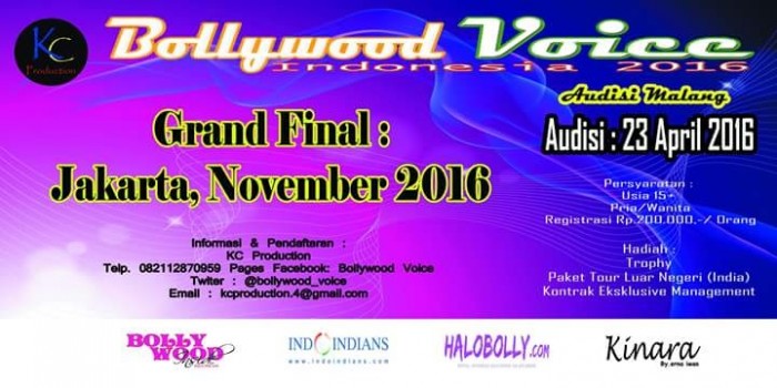 Bollywood Voice Indonesia Contest