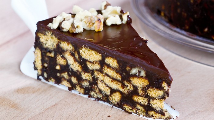 No-Bake Chocolate Biscuit Cake No-Bake Chocolate Biscuit Cake