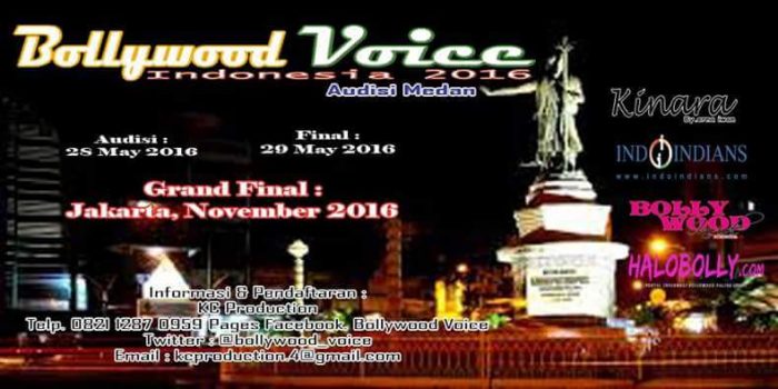 Bollywood Voice Medan promo