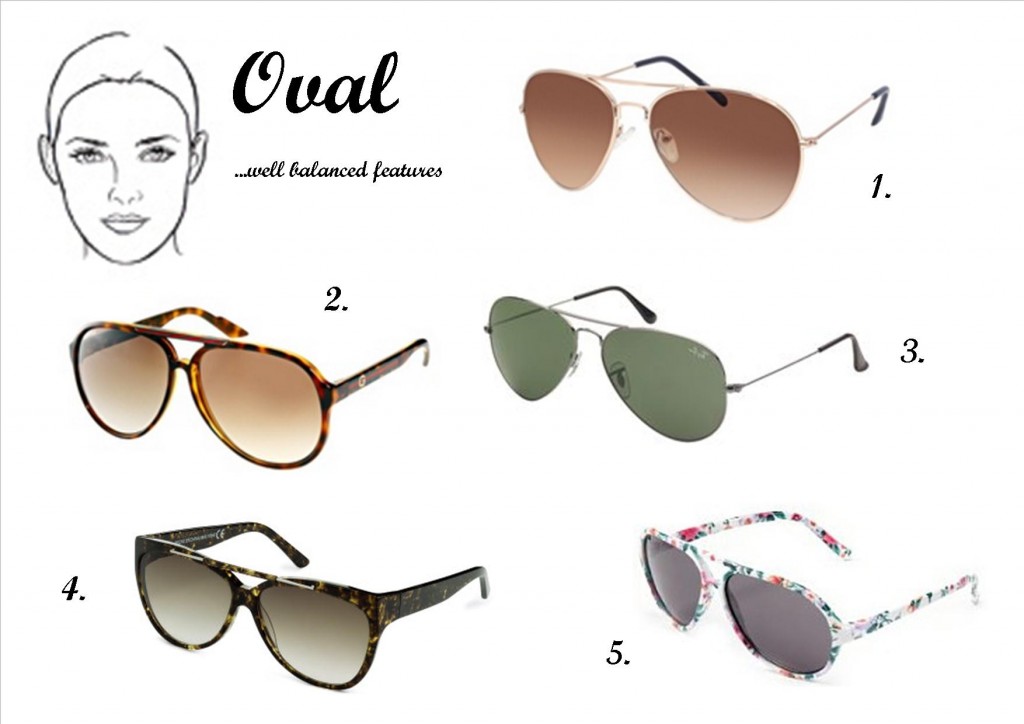 best ray bans for oval face