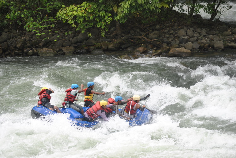 Rafting in Indonesia