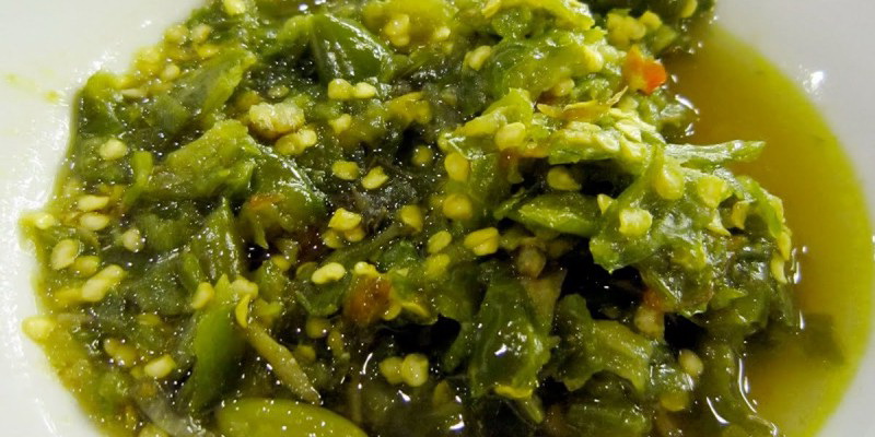West Sumatera Sambal Hijau Recipe Indoindians com West Sumatera Sambal Hijau Recipe Indoindians com