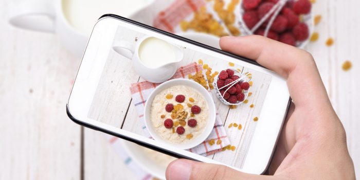 food photography using smartphone