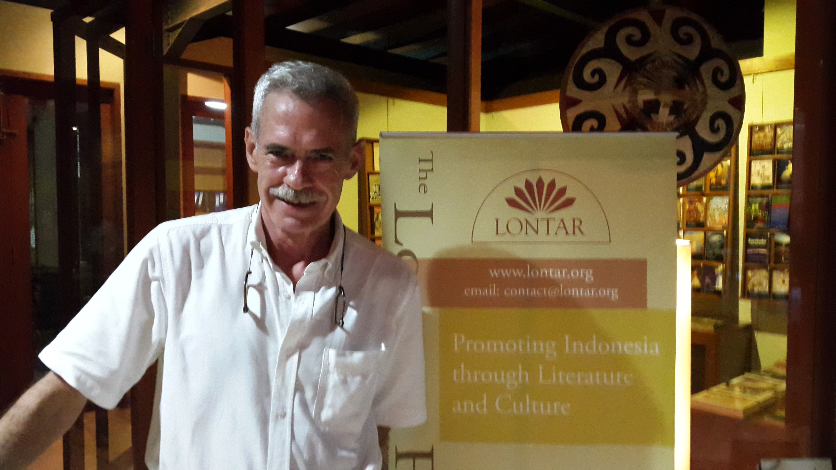 John Mcglynn at Lontar Foundation
