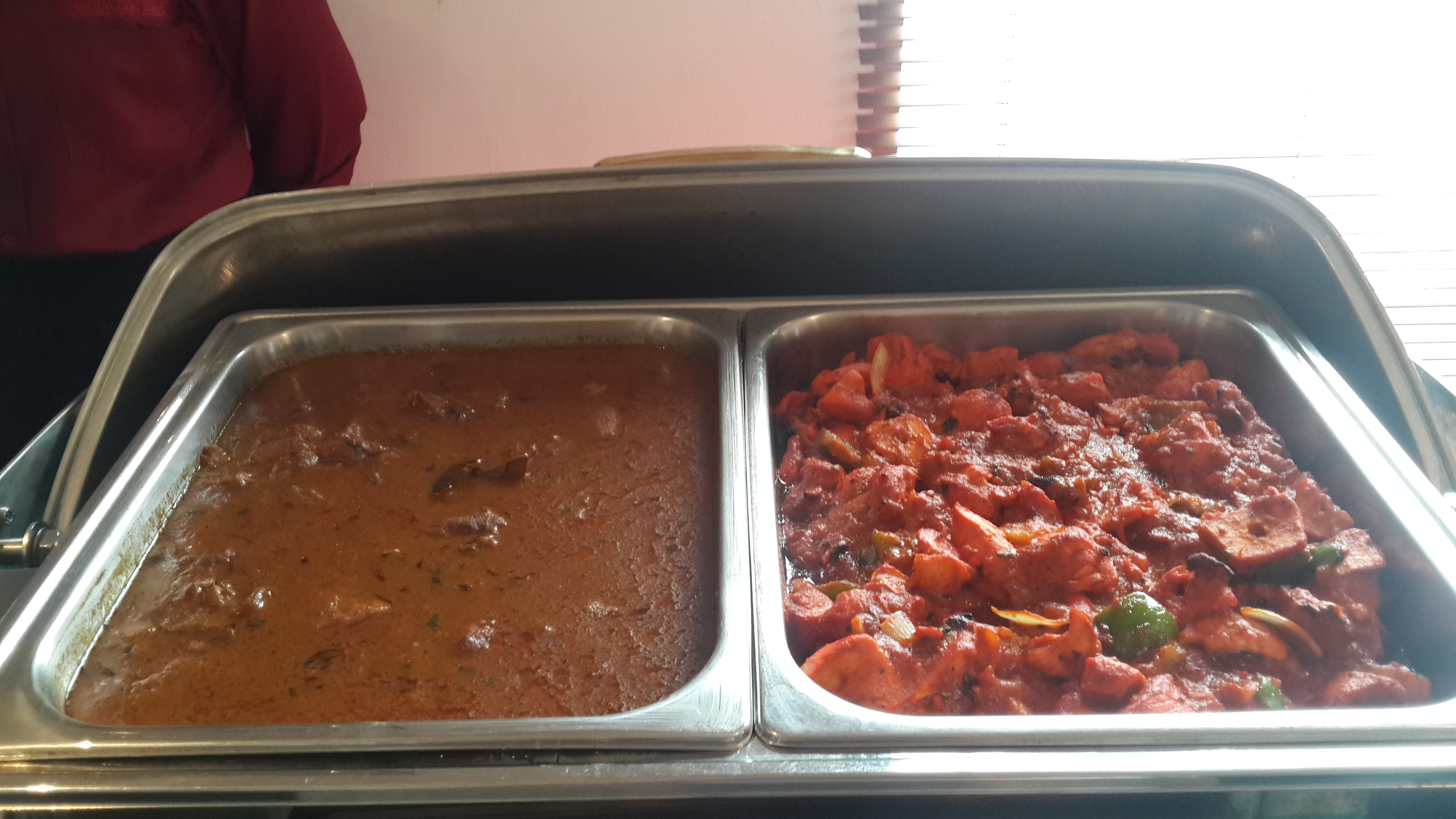 Rogan Josh and Chicken Jalfrazy