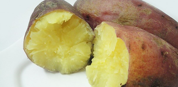 boiled sweet potatoes