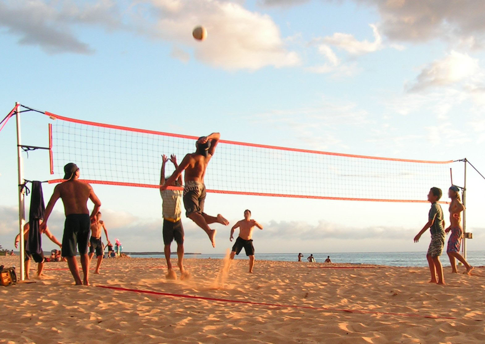 beach volleyball