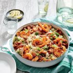 Sausage, Shrimp & Quinoa Skillet Recipe