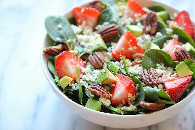 strawberry quinoa salad