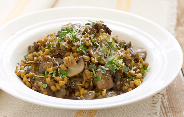 Mushroom and Barley Risotto