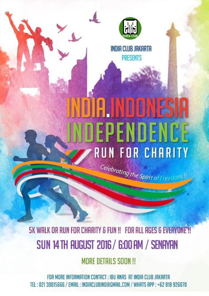 India Indonesia 5K Charity, Independence Run