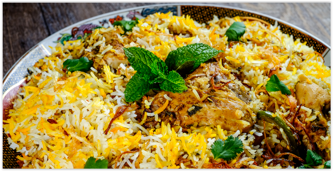 Hyderabadi Chicken Biryani by Shabana Akbany