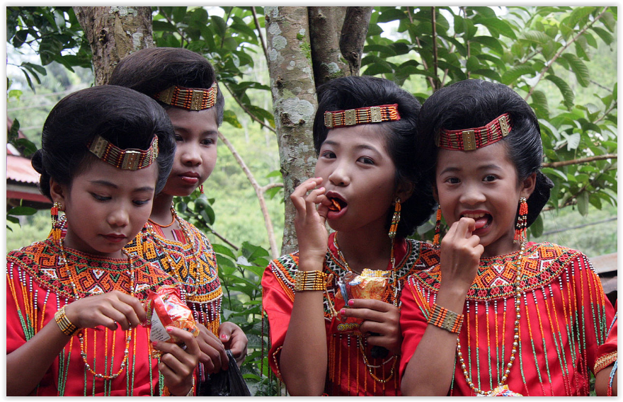 Indonesian Tribal Girls