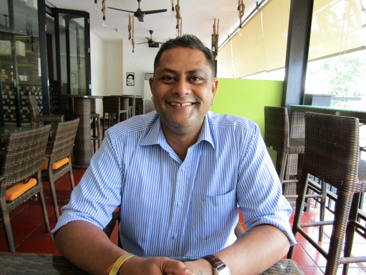 Firdos Dupattawala, the Owner of D’Bollywood Restaurant Jakarta