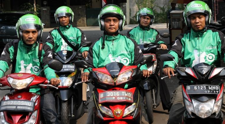 Ojek online in Jakarta