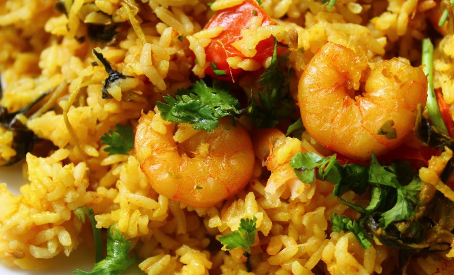 Prawn Biryani recipe by Shabana Akbany