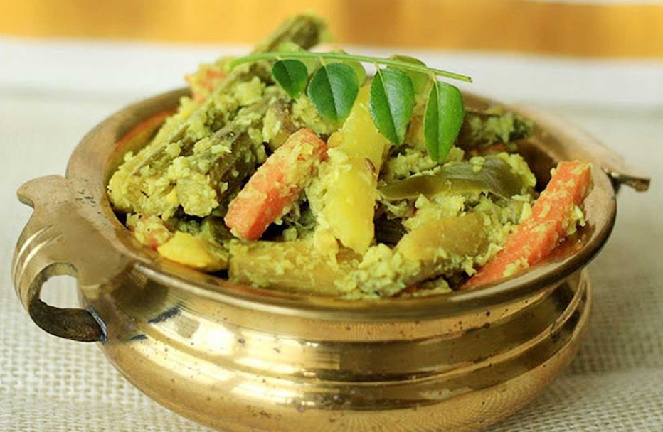 Southern Indian Mixed Vegetable Curry (Avial)