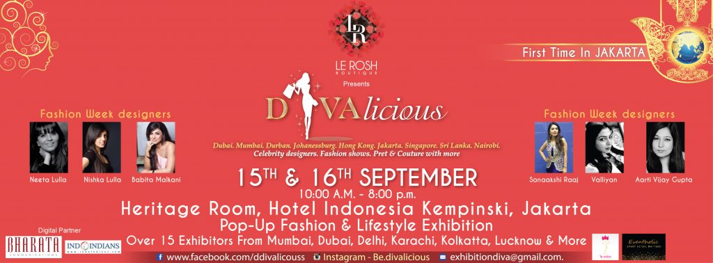 Divalicious Pop-Up Fashion & Lifestyle Exhibition for the very 1st time in Jakarta