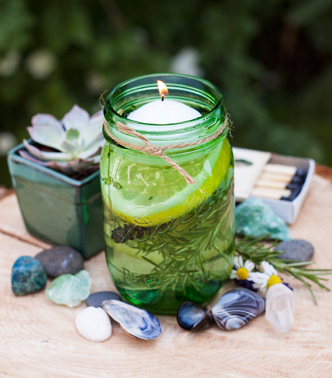 floating Citronella Candle