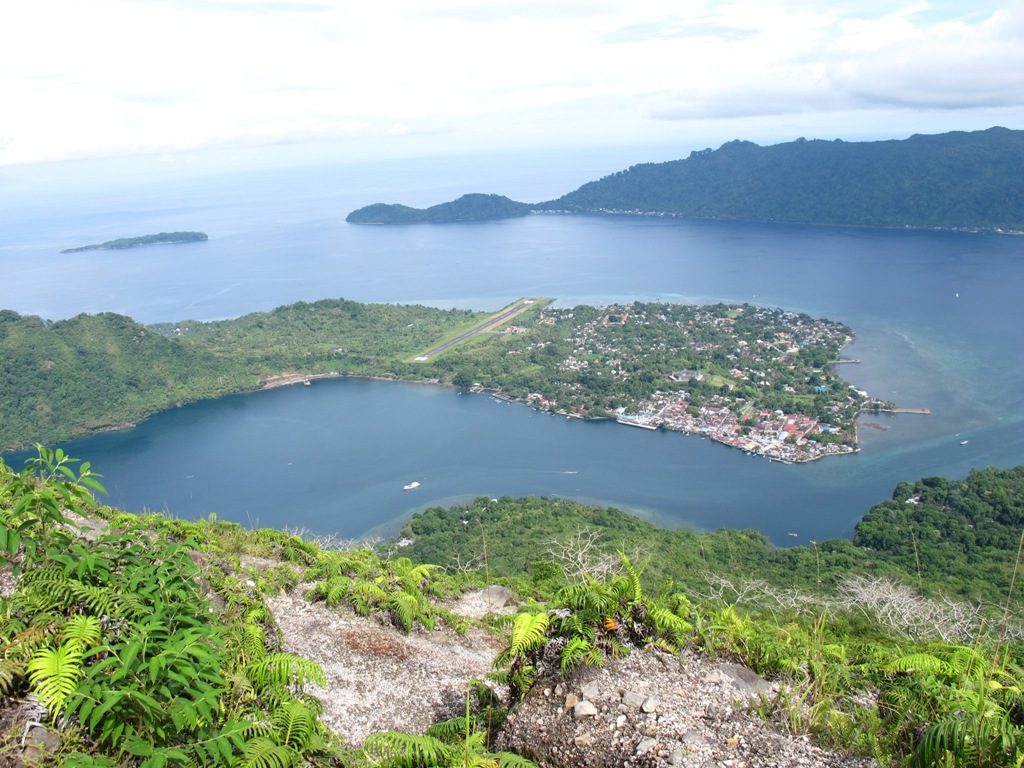 The view from the top of Gunung Api