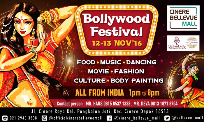 Bollywood Festival @Cinere Bellevue Mall 12-13 Nov