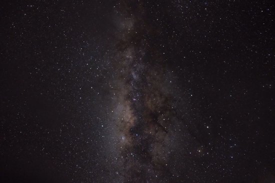 Typical clear night sky you can see at Wae Rebo