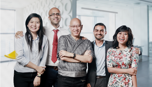 Anoop Vaswani, David Tay & Team at E and U Indonesia