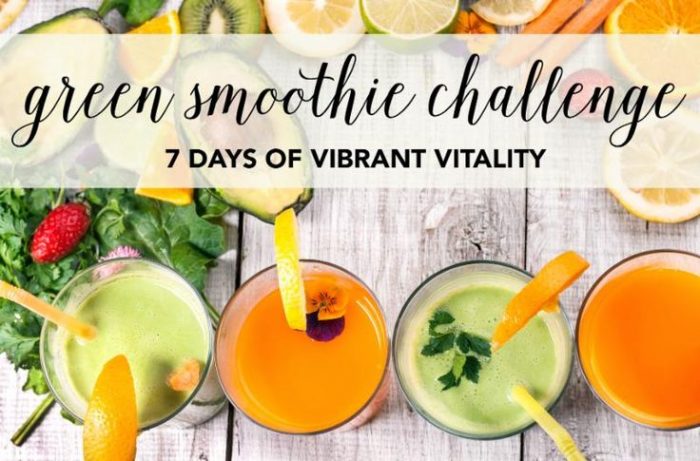 7 Day Green Smoothie Challenge