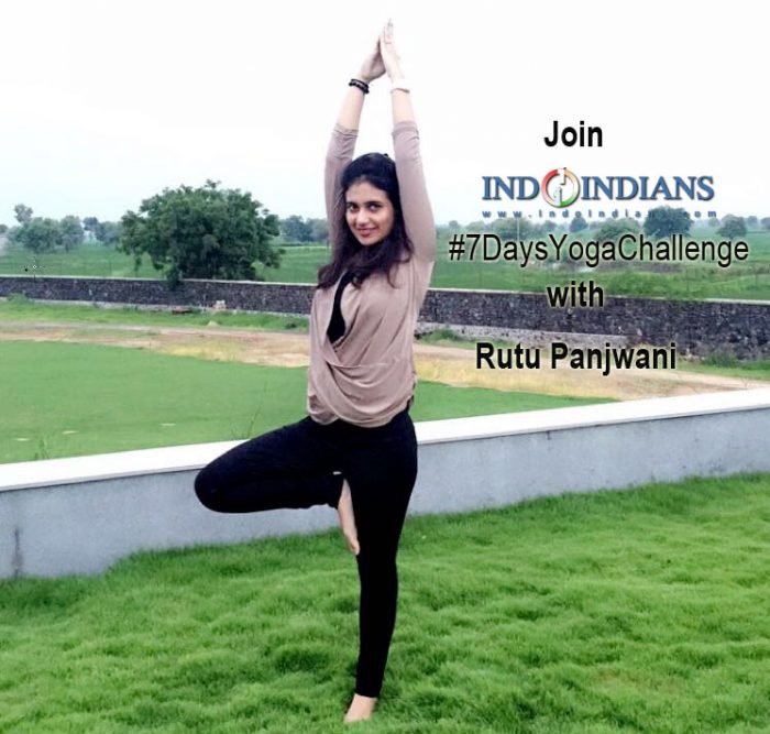 Join the Indoindians #7DaysYogaChallenge from Monday, 23 Jan, 2017