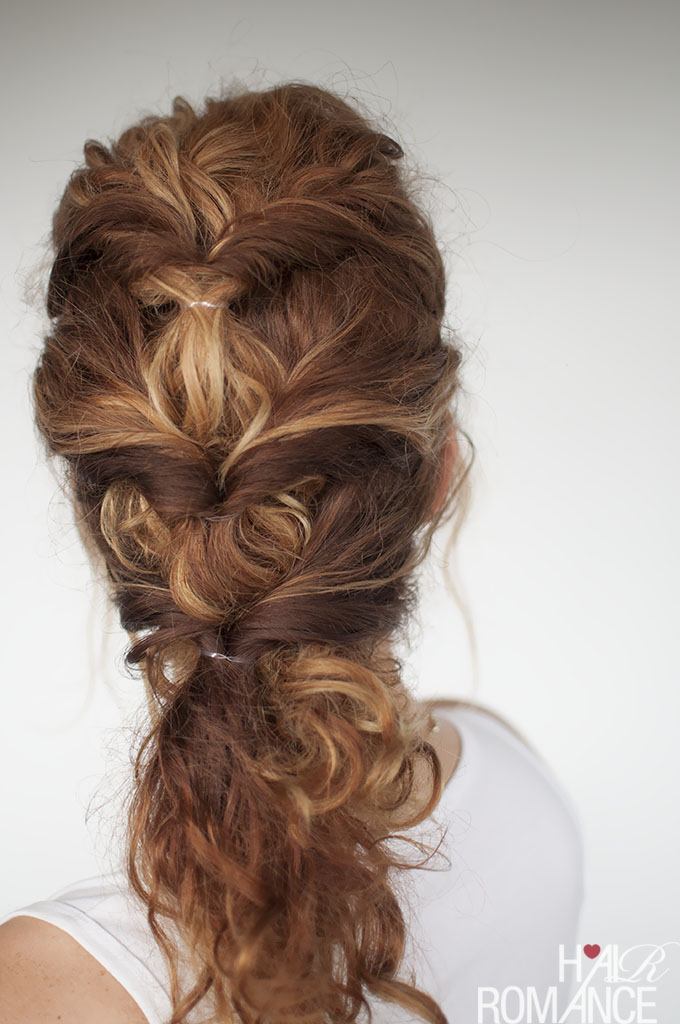 brunette curly hairstyle