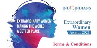 Terms & Conditions for Indoindians Extraordinary Women Awards