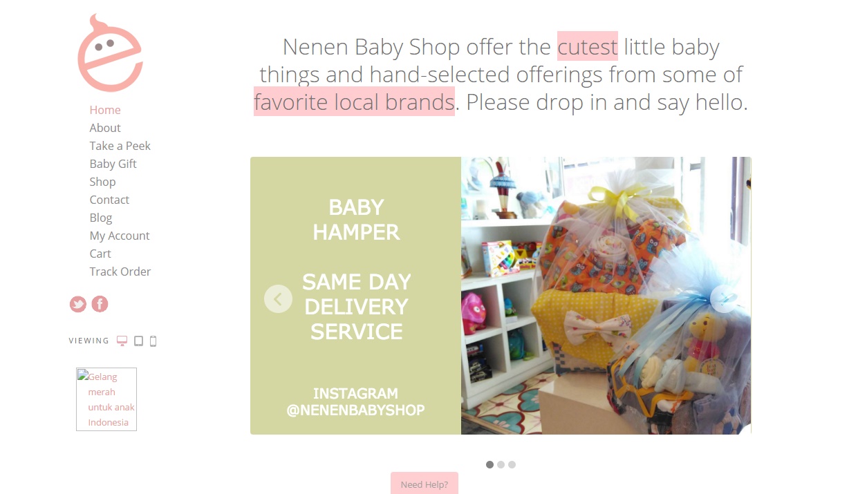 baby shopping websites