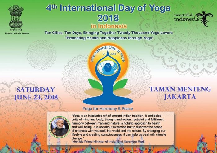International Day of Yoga 2018 in Indonesia