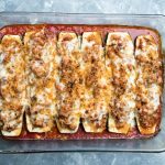 #StuffedVeggies: Italian Stuffed Zucchini Boats Recipe