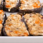 #StuffedVeggies: Cheesy Stuffed Eggplants Recipe